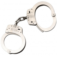 Model 100 Chain-Linked Handcuffs - Nickel